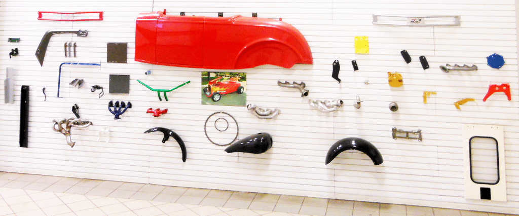 Powder coat Display